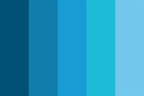 Cool Blue Color Palette Created By Skyw1nd That Consists