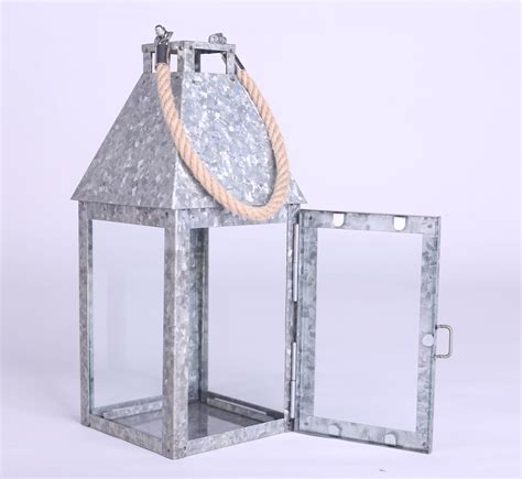 Better Homes And Gardens Outdoor Galvanized Lantern Candle Holder Large