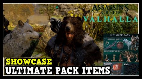 Assassin S Creed Valhalla DLC Ultimate Pack Items Showcase New Wolf