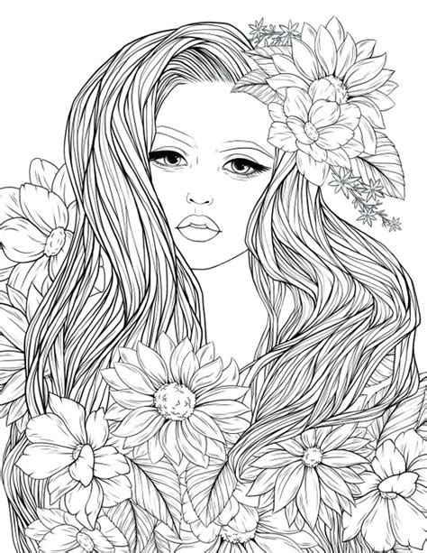 Adult Coloring Pages People Pictures Whitesbelfast
