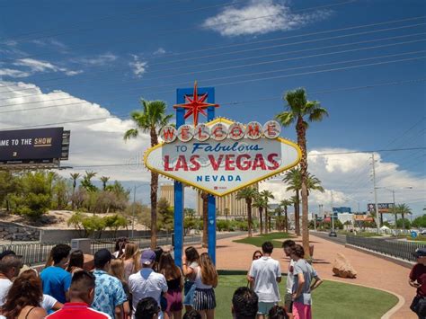Fabulous Las Vegas Nevada Usa Wellcoming Sign Tourist Spot