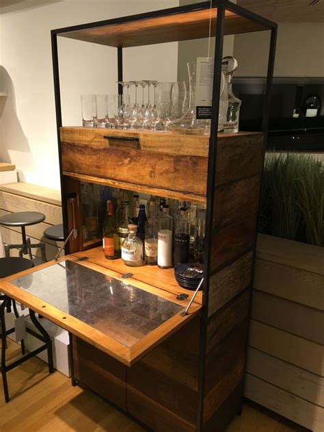 It seemed so fun and the textures you could create endless. Clive Bar Cabinet | Diy cabinet doors, Bar cabinet, Home bar cabinet