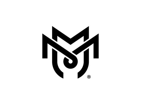 Mm Monogram By Filip Panov On Dribbble Di 2020 Dengan Gambar