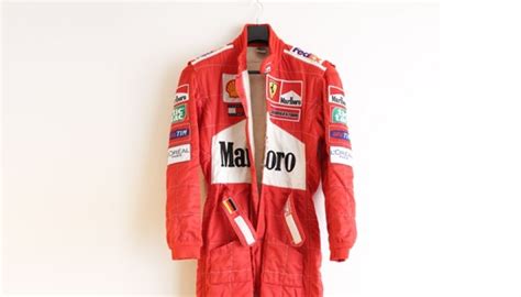 Michael Schumacher S Worn Ferrari Race Suit CharityStars