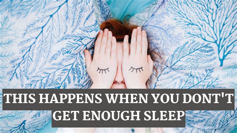 What Happens To Your Body When You Dont Get Enough Sleep Youtube