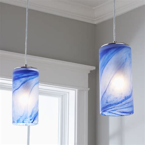 Indigo Wave Pendant Shades Of Light Glass Pendant Light Glass