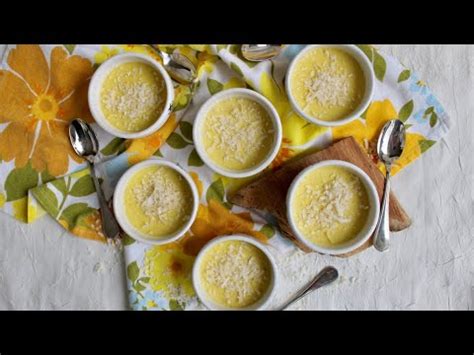 Recette facile Crèmes au lait de coco -