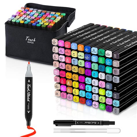 Buy 80 Colors Alcohol Based Markers Banral Premium Dual Tip Artist Art