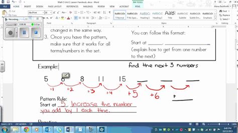 Grade 5 Math Number Patterns And Pattern Rules Youtube