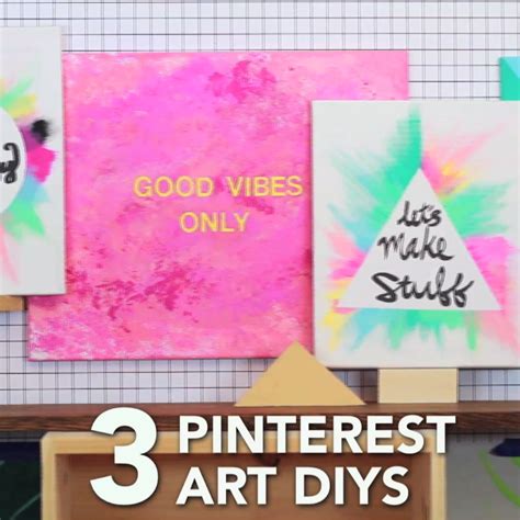 3 Pinterest Art Diys Handmade And Diy Pinterest Diys