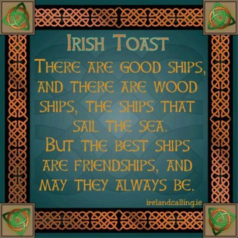 Irish Toast For My Irish Friends Sayings That Touch Your Heart
