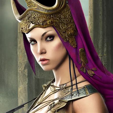 Beautiful Female Assassin With Ornate Robes And Stable Diffusion