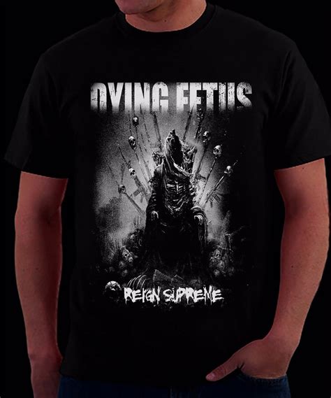 Dying Fetus Reign Supreme American Death Metal Band T Shirt