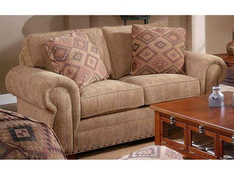 Broyhill Furniture Cambridge Casual Style Loveseat With Nail Head Trim
