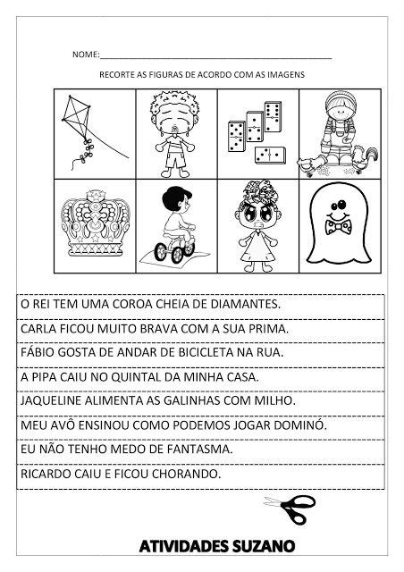 Trabalhando Frases Atividades Pedagogica Suzano Portuguese Lessons