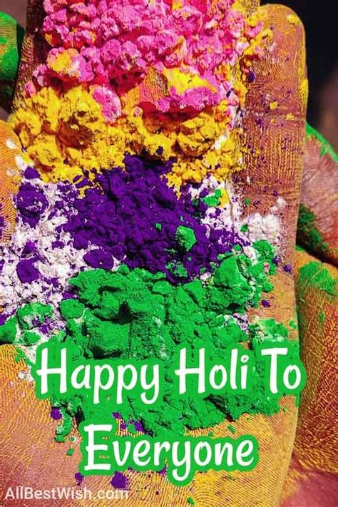 All Holi Wishes Image And Text Allbestwish