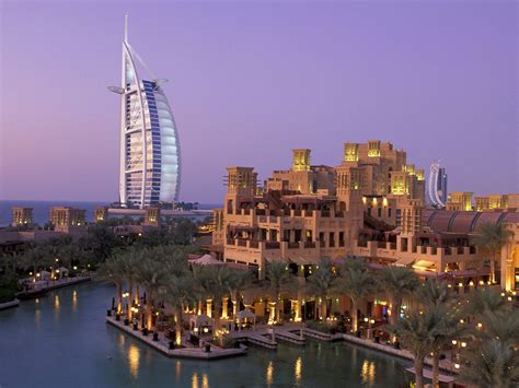 The united arab emirates, in the eastern part of the arabian peninsula, extends along part of the gulf of oman and the southern coast of the persian gulf. Look at Nature: Burj al Arab Resort, Dubai, United Arab ...