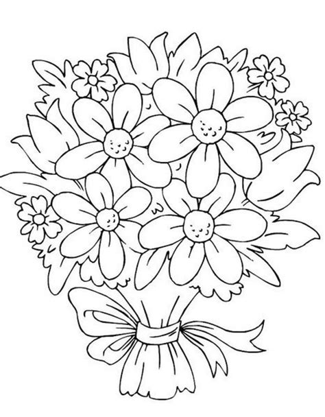 Flower Bouquets Drawing At Getdrawings Free Download