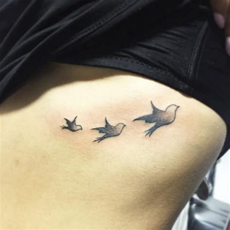 112 Small Black Birds Tattoos For Girls