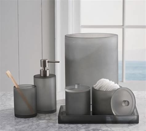 Shop ebay for great deals on grey bathroom set. Serra Mix and Match Bath Accessories - Gray | Pottery Barn