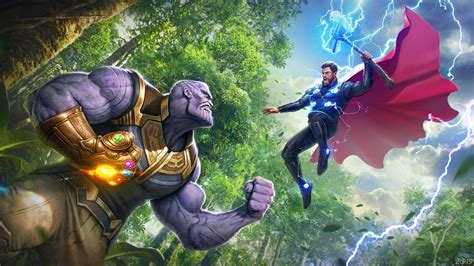 Thanos Vs Thor Avengers Wallpaper Hd Movies 4k Wallpapers