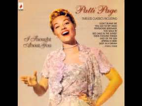 The Tennessee Waltz Patti Page Youtube