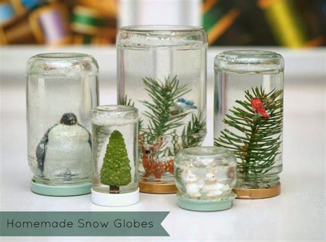 Homemade Snow Globes