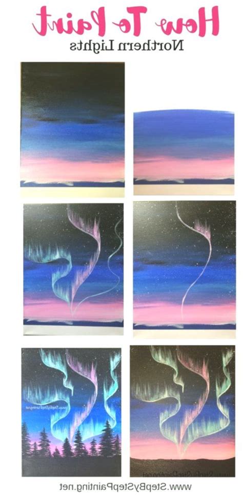 How To Draw The Northern Lights Step By Step At Drawing Tutorials