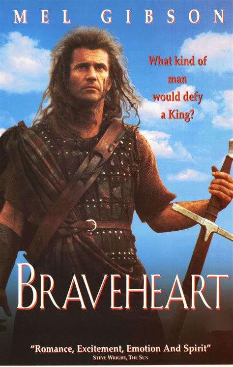 braveheart 1995 movie poster the best films great films movie list movie tv oscar movies