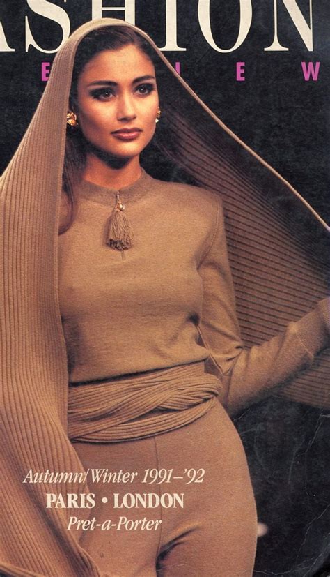A Young Brenda Schad Doing Fashion Modeling On The Runway In Paris Autumnwinter 1991 92