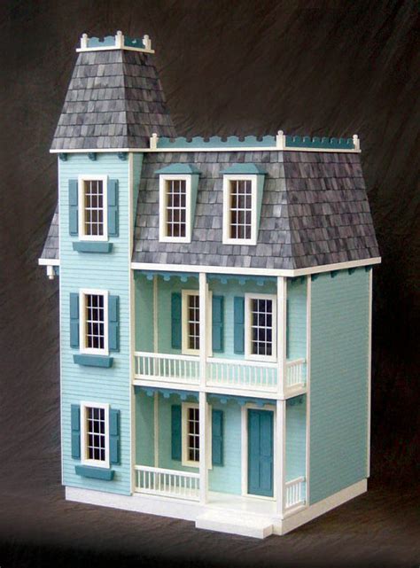 Queen Victoria Mansion Wooden Dollhouse Kit Doll Shopaholic