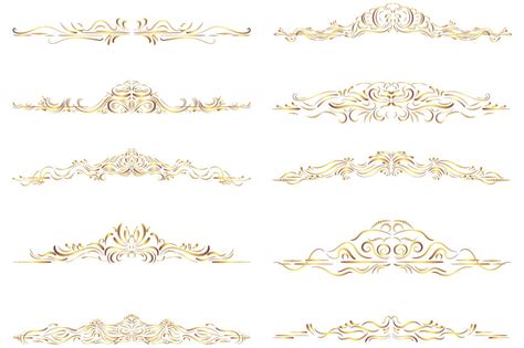 Gold Text Divider Clipart Gold Borders And Frames Clip