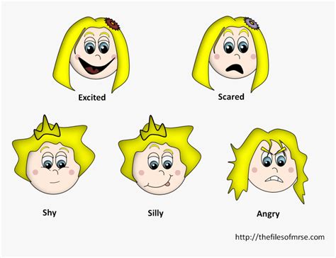 Scare Clip Feeling Faces Different Emotions Clip Art Hd Png Download