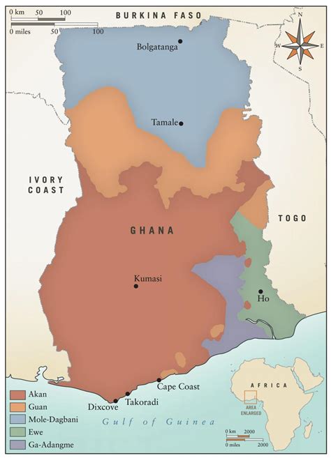 Homepage the map of ghana. Ghana tribes map - Map of ghana tribes (Western Africa - Africa)