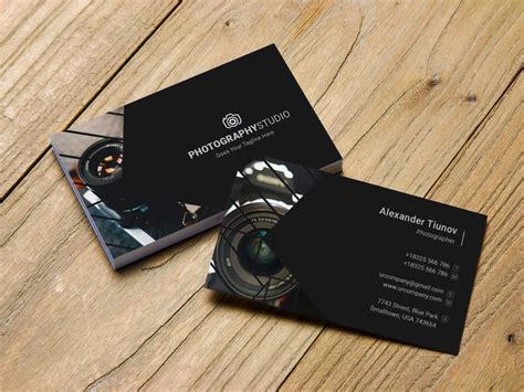 Photography Business Cardtapu Sen On Dribbble In Free Business Card