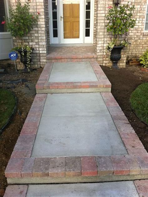 40 Best Brick And Concrete Walkway Designs Ideas With Images