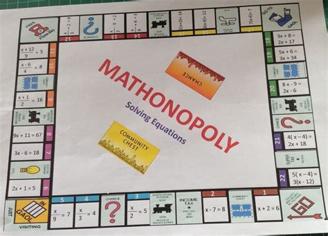 5 steps to creating homemade board games to practice math. Mathonopoly | Math school, Math board games, Math strategies