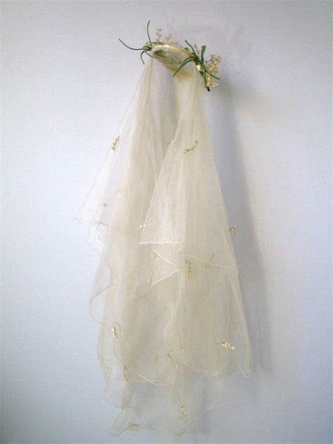 Reserved Vintage 1930s Lilly Of The Valley Juliet Cap Wedding Veil