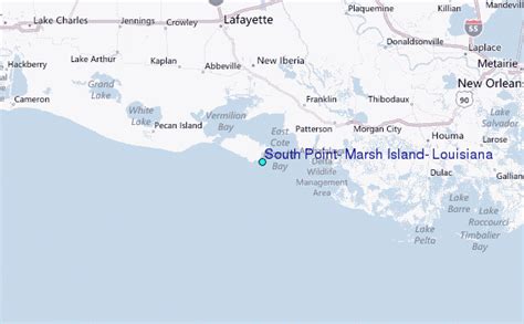South Point Marsh Island Louisiana Tide Station Location Guide