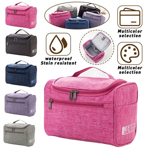 Lngoor Professional Large Cosmetic Case Makeup Bag Storage Handle Organizer Travel Kit Toiletry