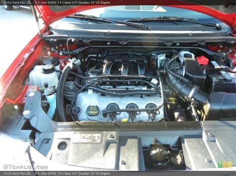 35 Liter Dohc 24 Valve Vvt Duratec 35 V6 Engine For The 2010 Ford Flex