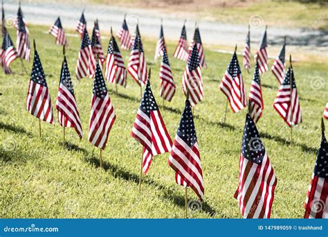Us Flag For The Memorial Day Stock Image Image Of American Culture