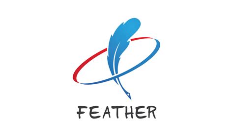 Feather Pen Write Sign Logo Vector V24 Templatemonster
