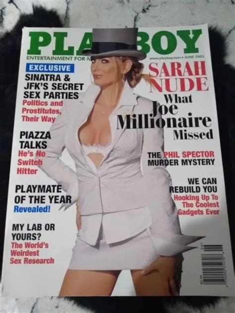 Playboy Magazine June Sarah Kozer Picclick