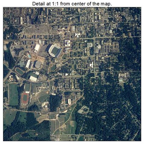 Aerial Photography Map Of Auburn Al Alabama