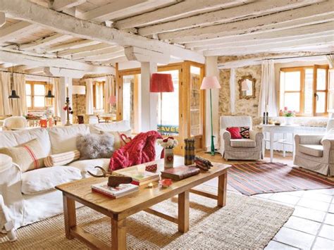 Lovevly Rustic Cottage Interior Featuring A Surprising Color Palette