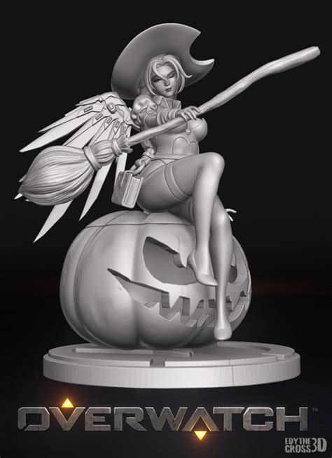 Witch Mercy Overwatch 3d Model 3d Printable Cgtrader