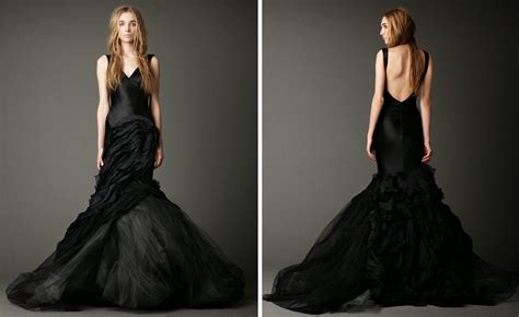 Black Wedding Dress Vera Wang Black Wedding Dress