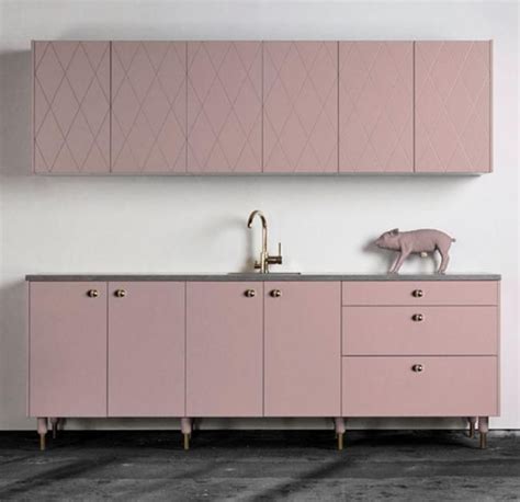 There's nothing like relaxing outdoors in the summer. Customize Your Ikea Furniture with SuperFront | Kitchen wallpaper, Pink kitchen, Kitchen design