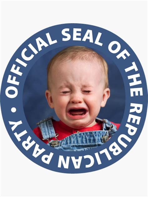 Official Seal Of The Republican Party Sticker For Sale By Tarantinope